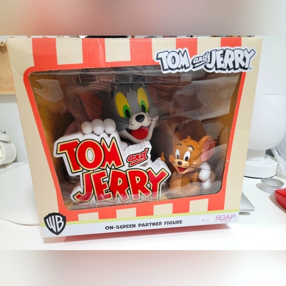 Authentic Only 1 Rare Soap Studio Limited Edition Tom & Jerry On Screen Partner - Picture 1 of 9